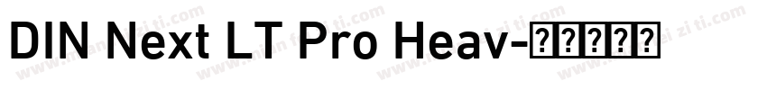 DIN Next LT Pro Heav字体转换